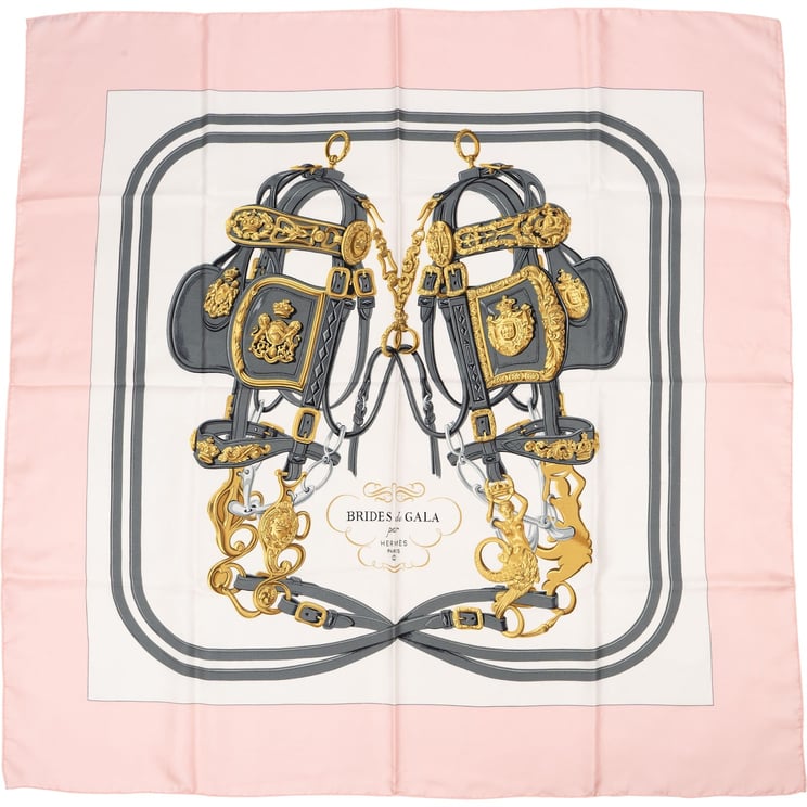 Hermès Hermès Brides de Gala Silk 90 Scarf Tuch