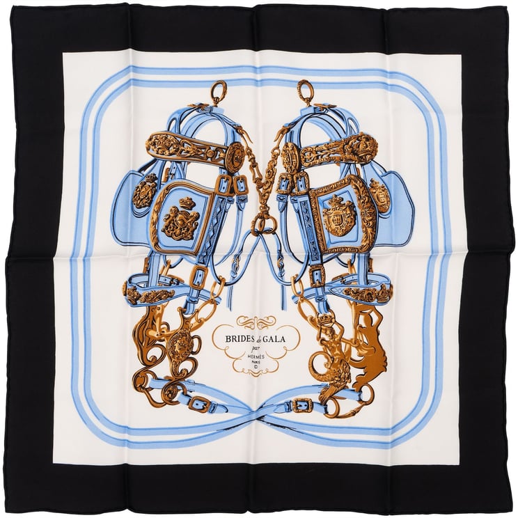 Hermès Hermès Brides de Gala Silk 40 Scarf Tuch