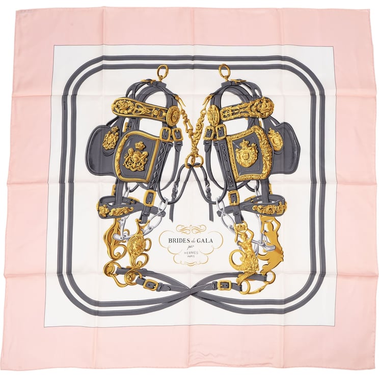 Hermès Hermès Brides de Gala Silk 90 Scarf Tuch