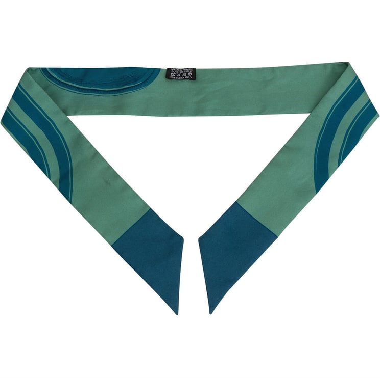 Hermès Hermès Green Twilly Tuch Scarf