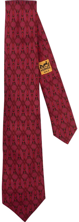 Hermès Hermès Horsebit Pattern Silk Tie Krawatte