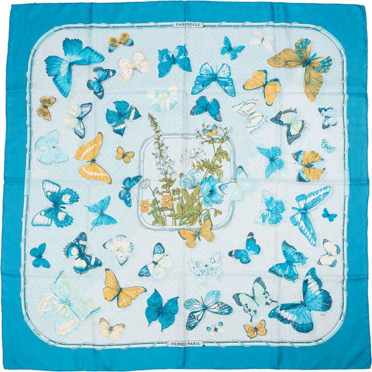 Hermès Hermès Farandole Silk 90 Scarf Tuch