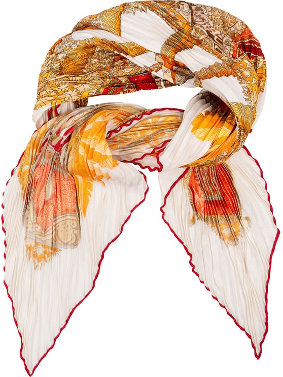 Hermès Hermès Ombres et Lumieres Plissé Tuch Scarf