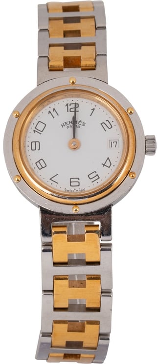 Hermès Hermès Bicolor Clipper Woman Watch
