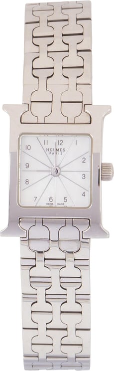 Hermès Hermès Silver Tone Heure H HH.110 Women Watch