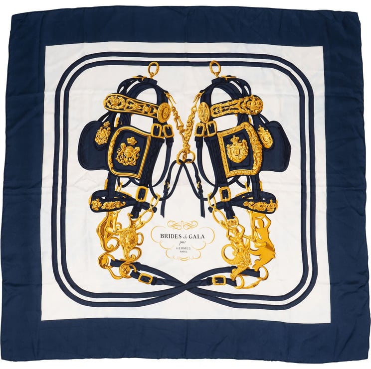 Hermès Hermès Brides de Gala Silk 90 Scarf Tuch