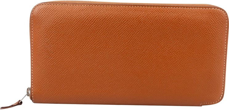 Hermès Hermès Brown Epsom Leather Azap Zippy Wallet