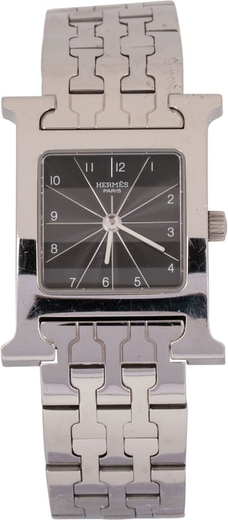 Hermès Hermès Silver Tone Heure H HH1.210 Women Watch
