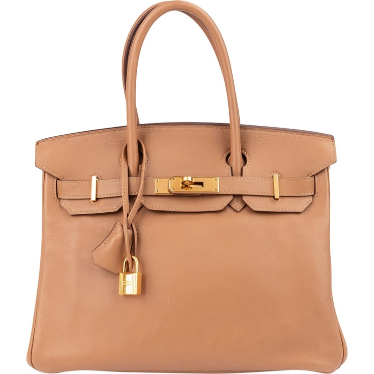 Hermès Hermès Natural Swift Leather Birkin 30 Handbag