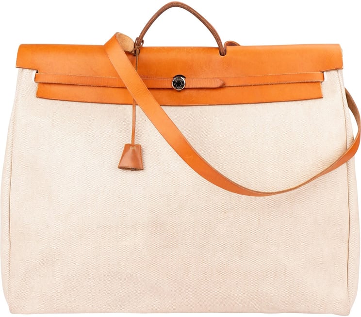 Hermès Hermès Classic Cotton Herbag 50 Shoulder Travel Bag