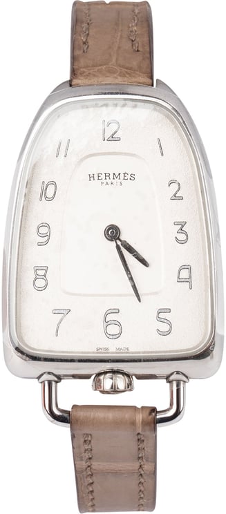 Hermès Hermès Silver Tone Galop d`Hermès CA1.210 Women Watch