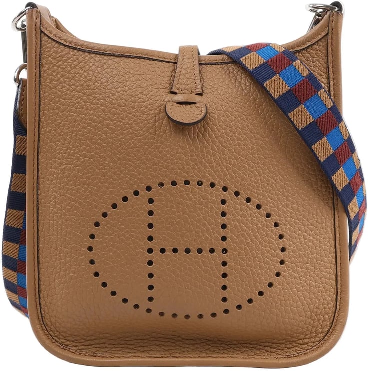 Hermès Hermès Evelyne Taurillon Clemence Maxi Quadrille TPM Chai Shoulder bag U:2022