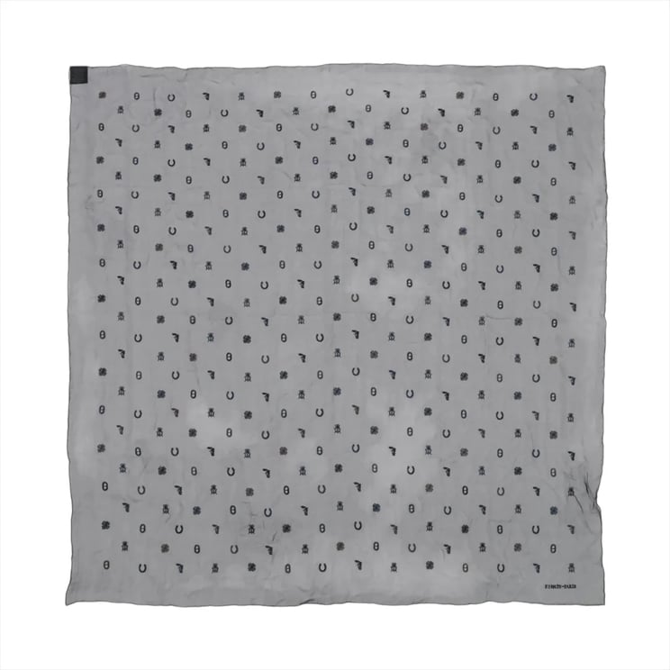 Hermès Hermès Carré 100 "Multicharms" Silk handkerchief in Black