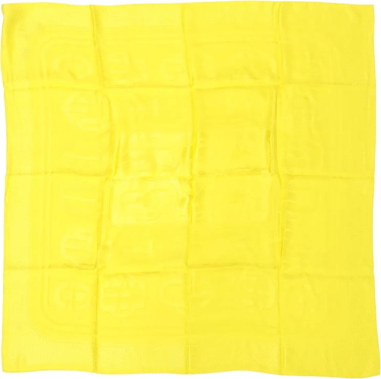 Hermès Hermès Carré 90 "BOVCLERIE MODERNE" Silk handkerchief in Yellow