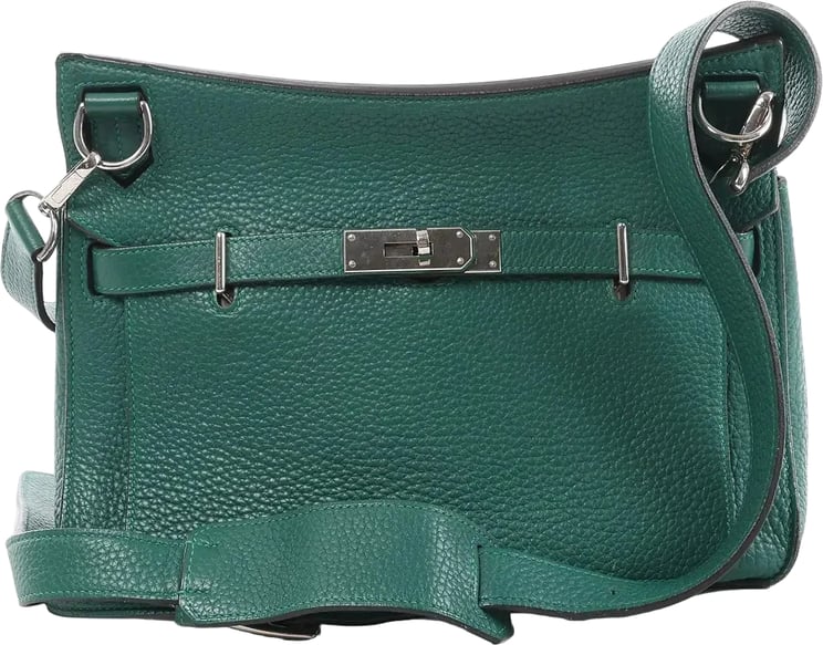 Hermès Hermes Jypsiere 28 Taurillon Clémence Crossbody Bag in Green □Q 2013
