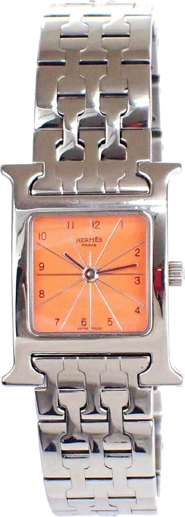 Hermès Hermes Heure H Quartz Watch Stainless Steel 17