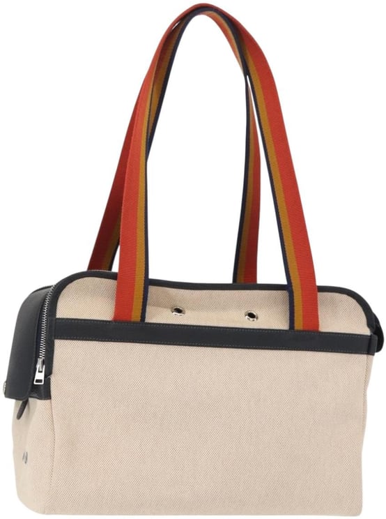 Hermès Hermes Sac de Transport pour Chiens Pet Dog Carrier Toile with Leather