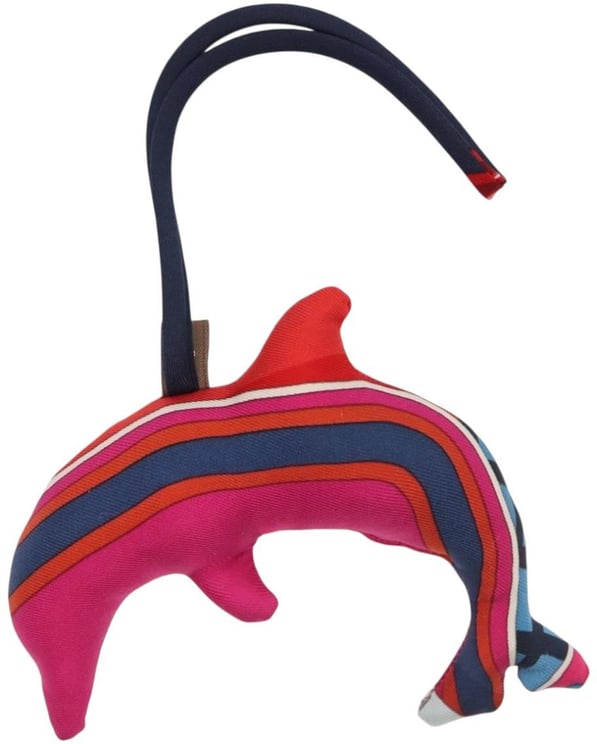 Hermès Hermes Petit H Dolphin Bag Charm Silk