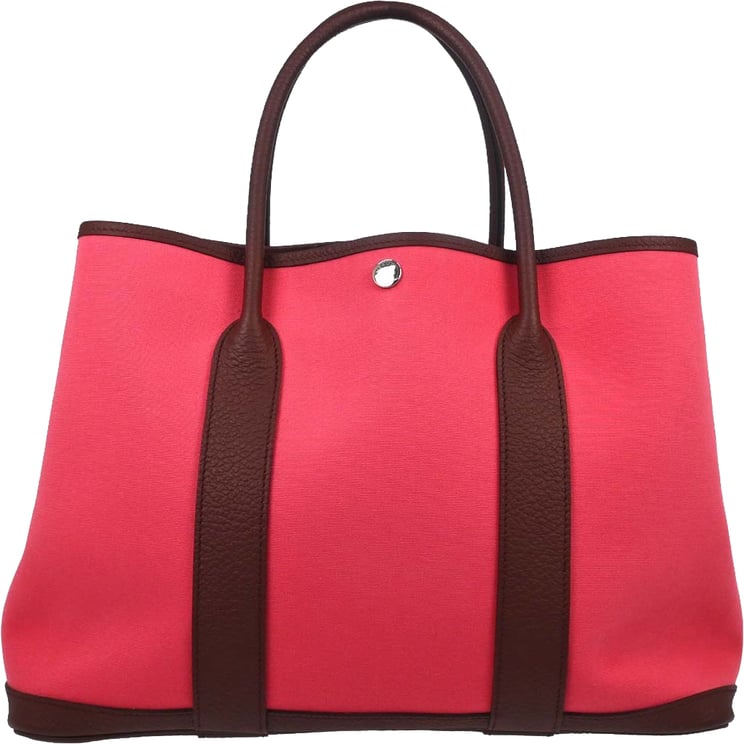 Hermès Hermes Garden Party Toile and Leather