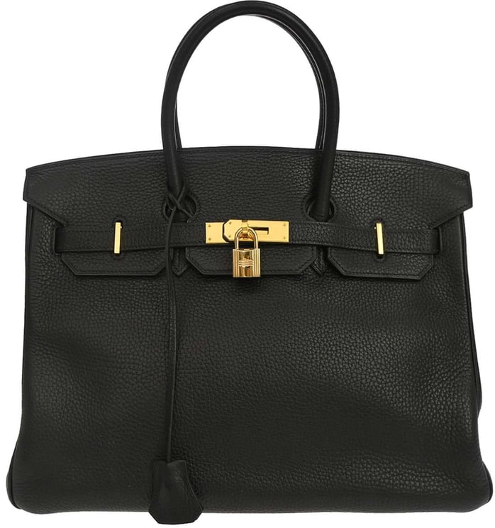 Hermès Hermes Birkin Handbag Taurillon Clemence 35