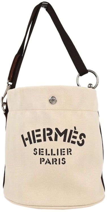 Hermès Hermes Grooming Handbag Canvas