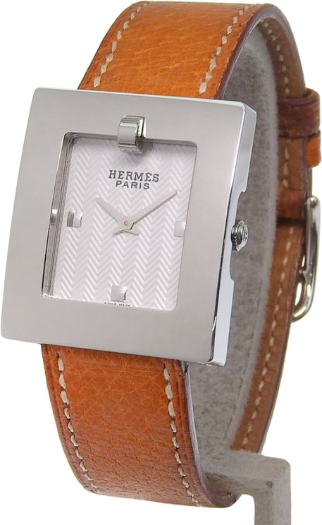 Hermès Hermes Belt Quartz Stainless Steel and Leather 26