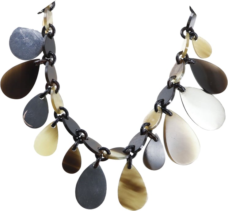 Hermès Hermes Necklace Buffalo Horn and Horn