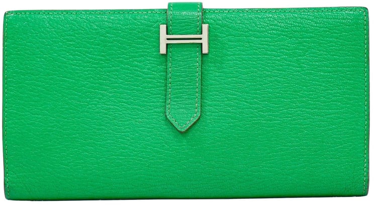 Hermès Hermes Bearn Wallet Chevre Mysore Long