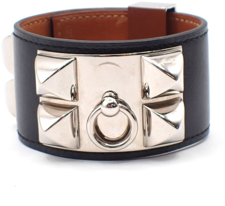 Hermès Hermes Collier de Chien Bracelet Leather