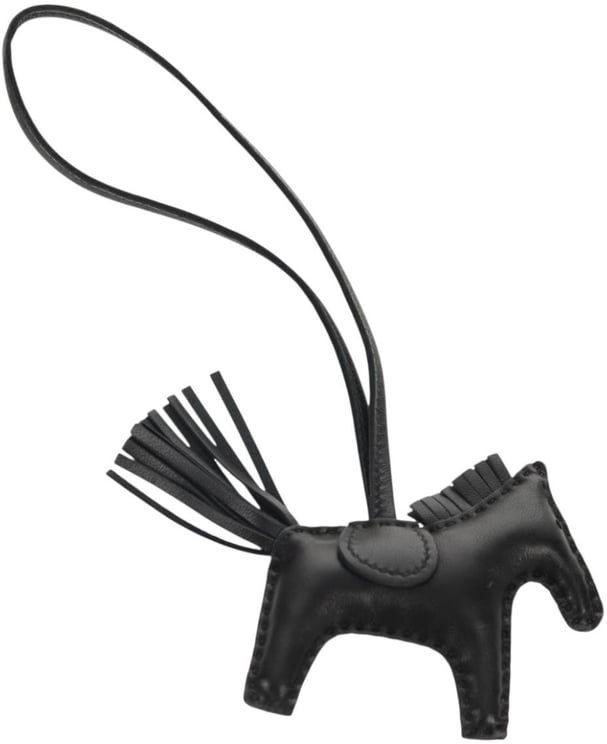 Hermès Hermes So Black GriGri Rodeo Bag Charm Leather PM