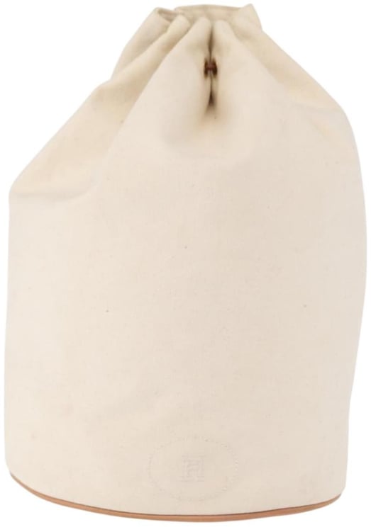 Hermès Hermes Polochon Mimile Drawstring Backpal Canvas