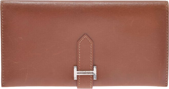 Hermès Hermes Bearn Wallet Box Calf Long