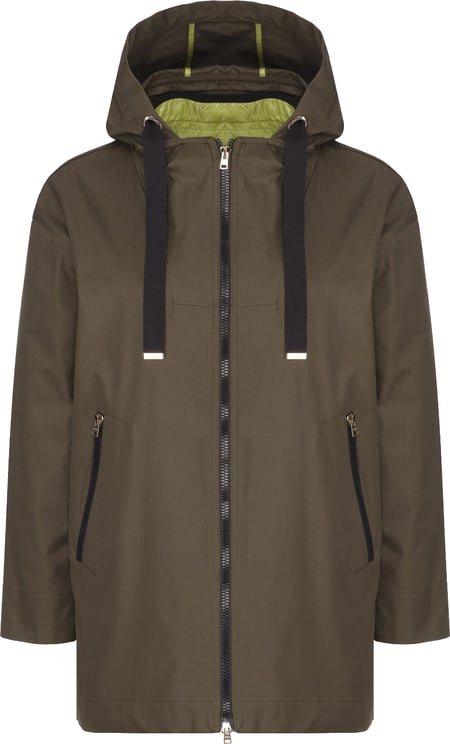 Herno Herno Ruffled Flared Coat