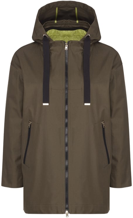 Herno Herno Ruffled Flared Coat