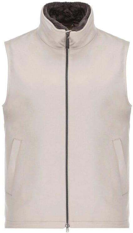 Herno Herno Vest Beige Man