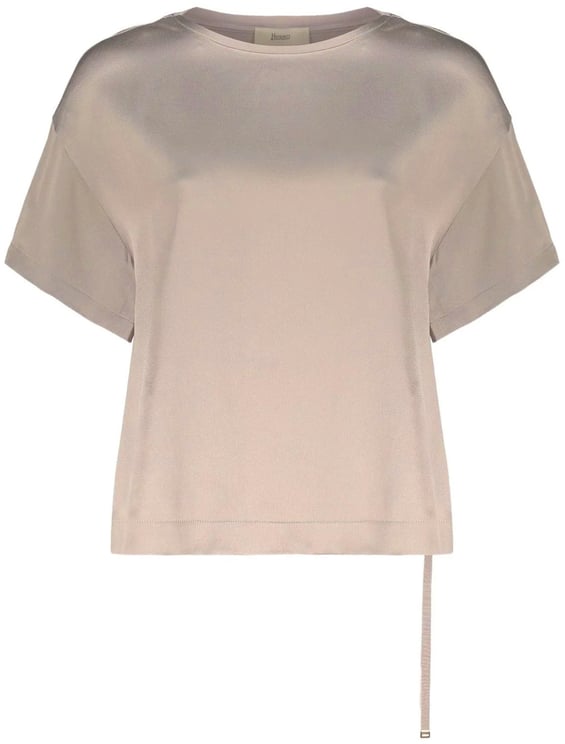 Herno Herno asymmetric short-sleeve blouse