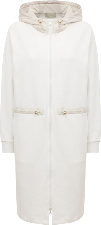 Herno Herno Long Hooded Zip Coat