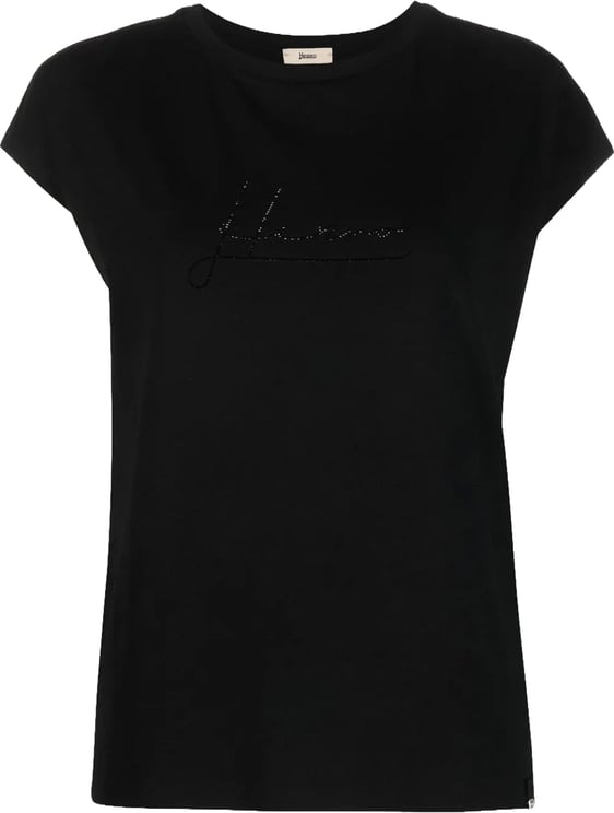 Herno Herno Crystal-Embellished Logo T-shirt