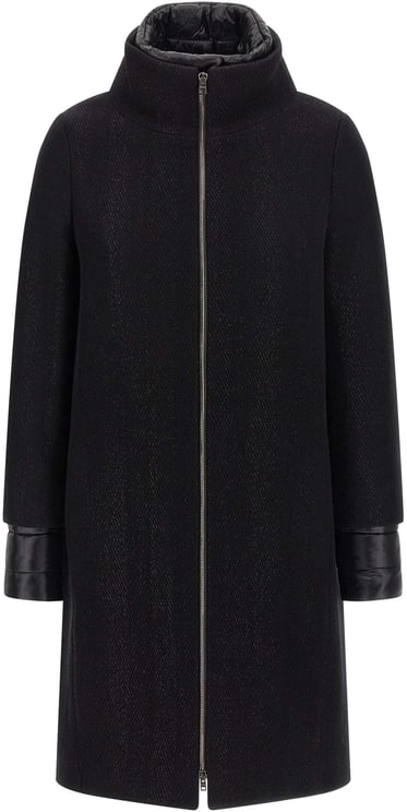 Herno Herno Black Wool Coat