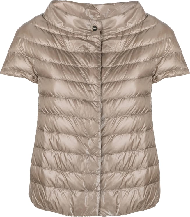 Herno Neutral Piumino Lightweight Boxy Polyamide Jacket