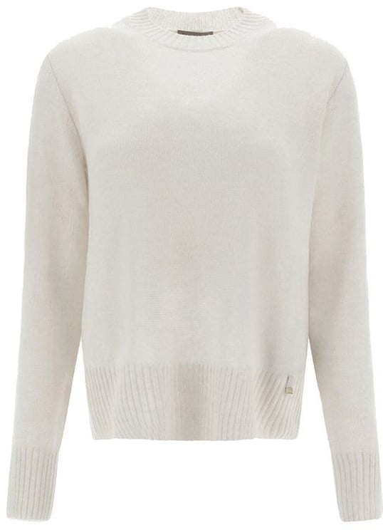 Herno Herno White Cashmere Sweater