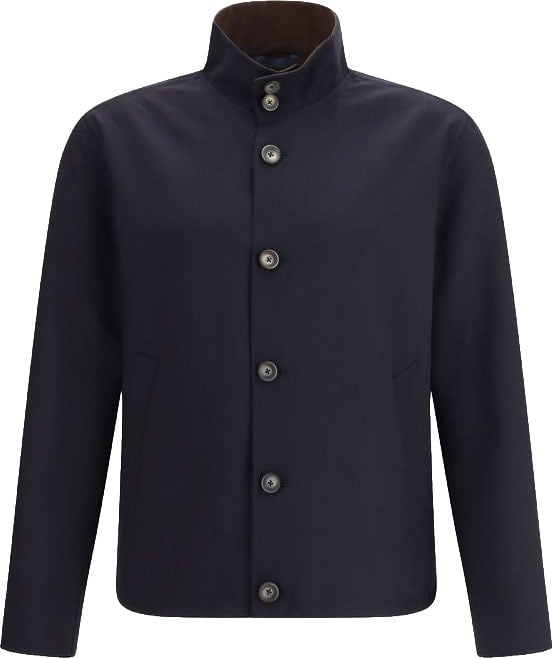 Herno Herno Blue Elastane Coat