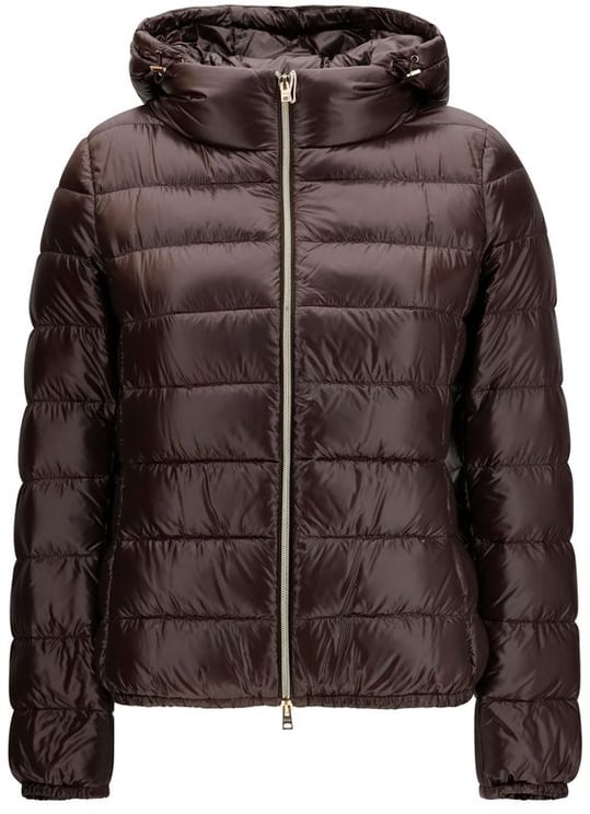 Herno Herno Brown Polyamide Full-Length Jacket