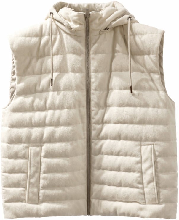 Herno Vest Trapuntato White