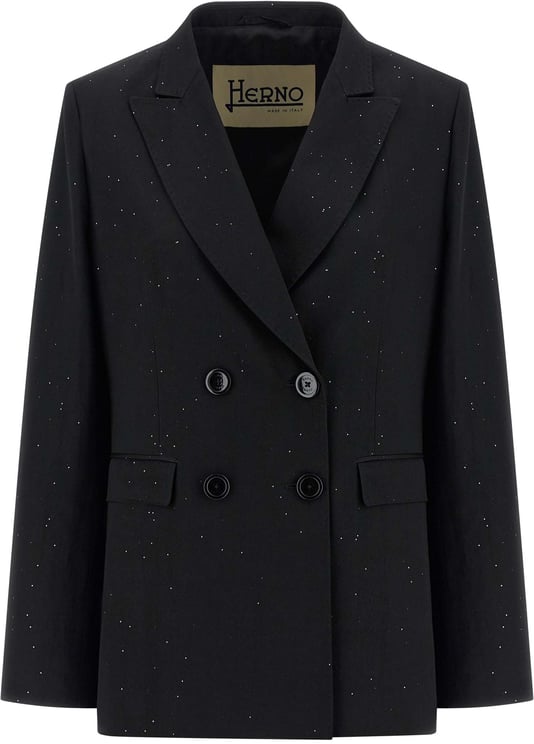 Herno Herno Black Viscose Blazer