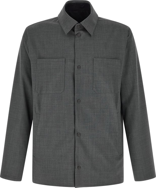 Herno Herno Gray Polyester Full-Length Jacket