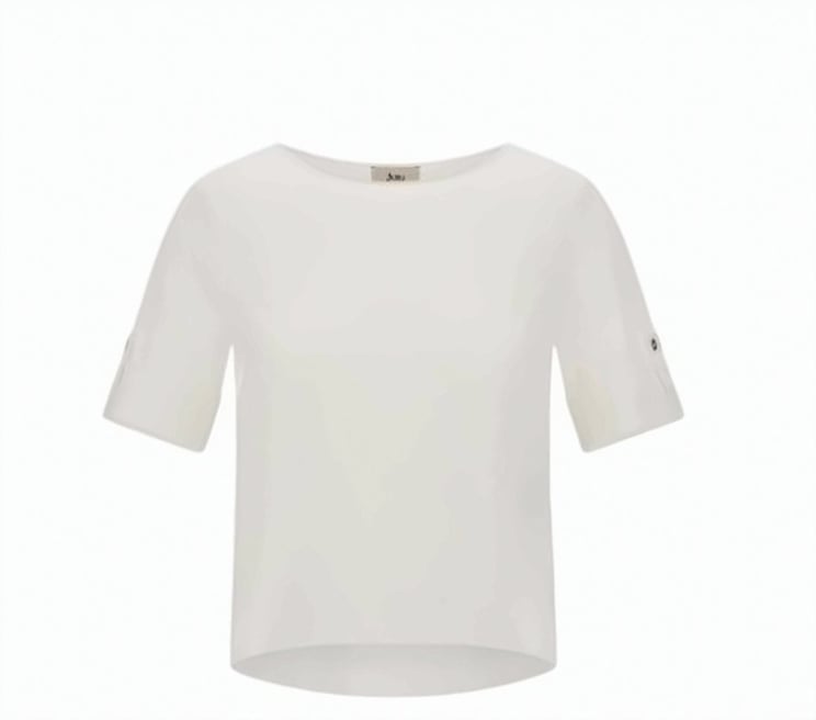 Herno Boat Neck Cotton Short Sleeve T Shirt