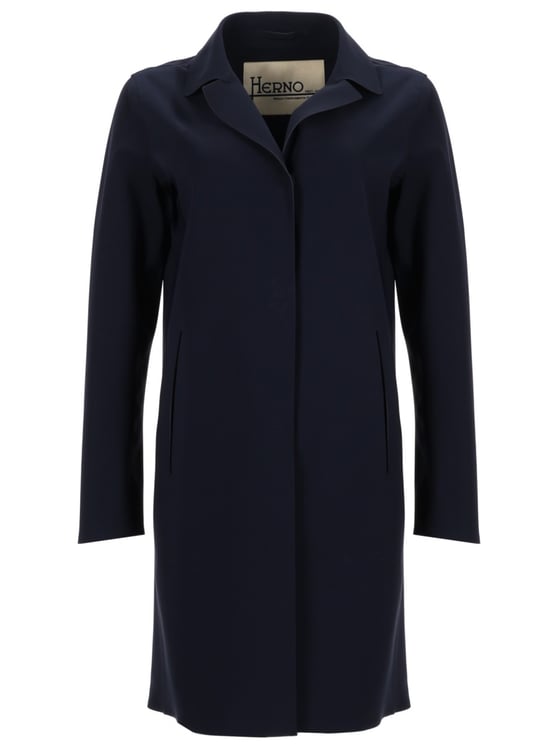 Herno Neutral First Act Straight Silhouette Coat