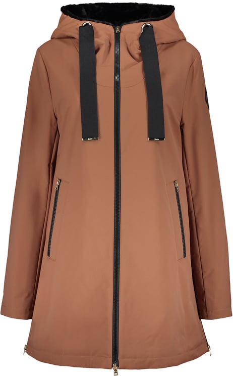 Herno Brown jacket with hood