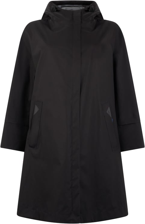 Herno Elegant and comfortable black minimalist winter jacket